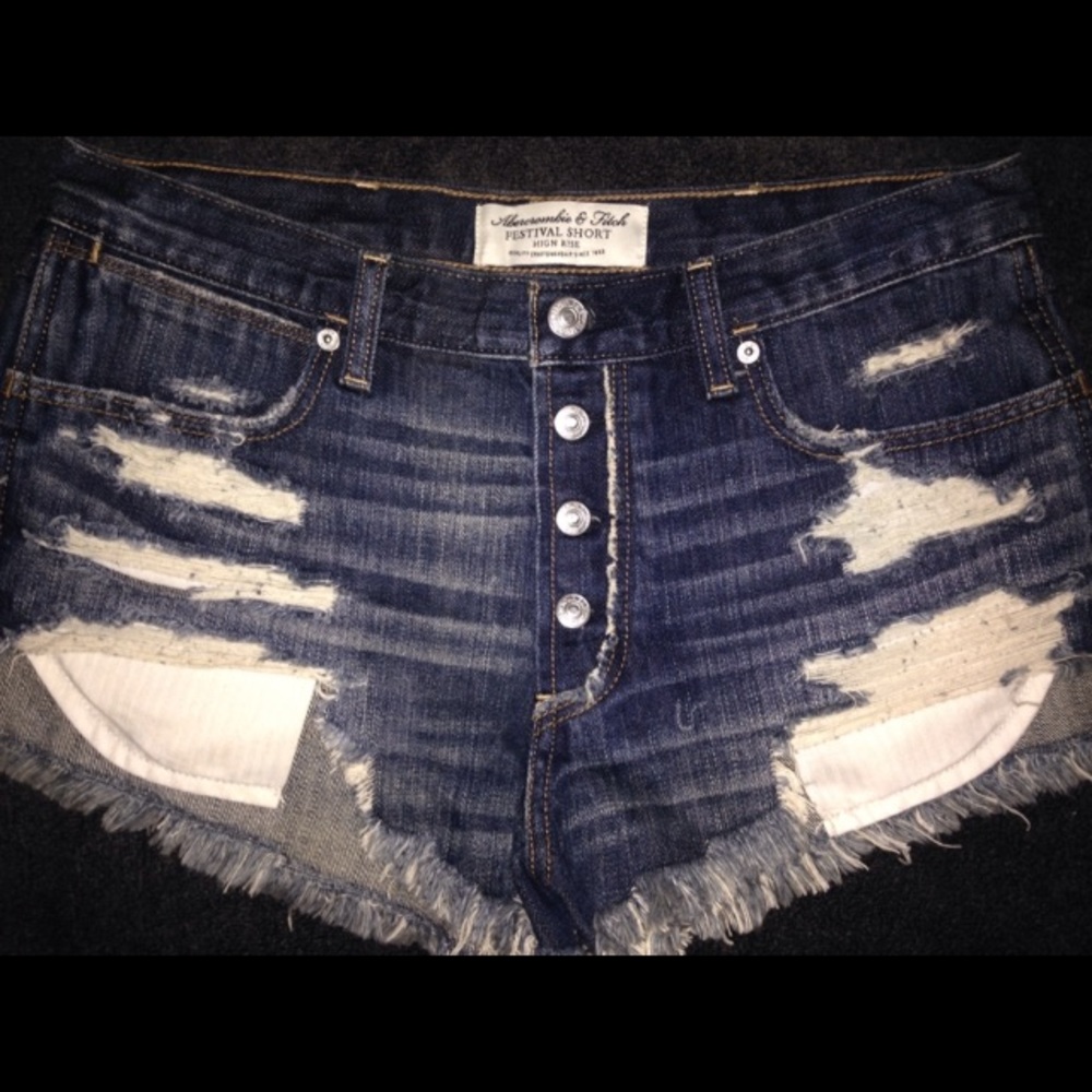 Abercrombie & fitch 7 jean shorts all New!!!